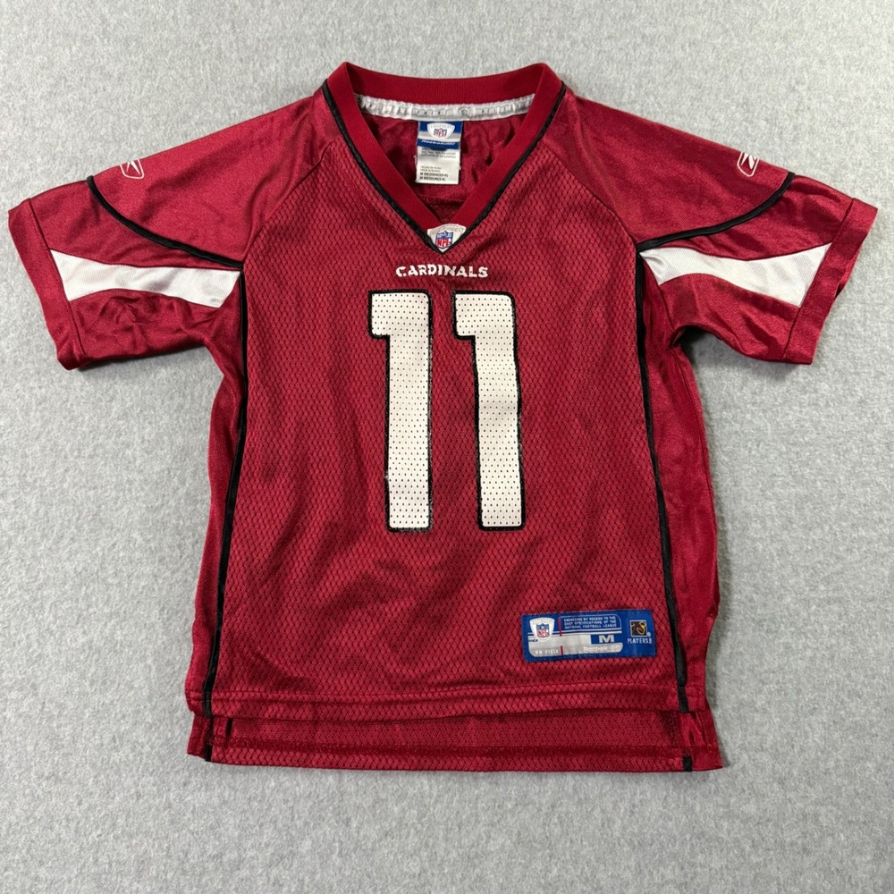 Reebok NFL Arizona Cardinals Larry Fitzgerald 11 Jersey Kids Medium 5-6 Red